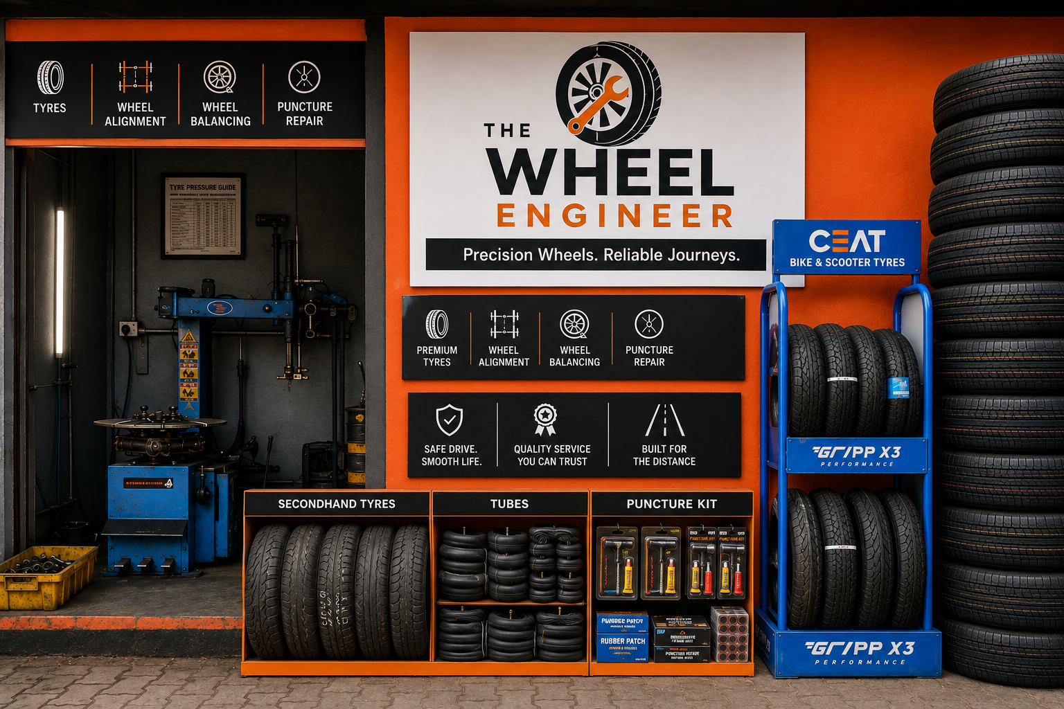 Tyre inventory stock at The Wheel Engineer